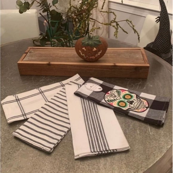 Eastwick “Sugar Skull” HALLOWEEN Tea Towels 8 - Picture 2 of 9